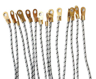Valore 10e3ohms del diametro 6mm ESD del cotone del poliestere della corda della tenda ESD del locale senza polvere