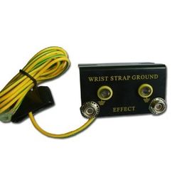 Incavo a terra Ring Terminal Connector del metallo della cinghia di polso unità di elaborazione/del PVC ESD del supporto doppio del banco