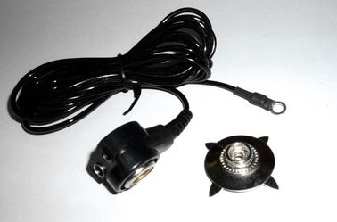 ESD nero che collega cavo a massa per la cinghia di polso doppia dell'operatore Ring Grounding Terminal