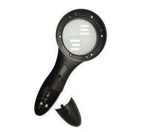 Anti batterie tenute in mano sicure statiche della luce 2 della lente 62mm Dia. Lens 5X LED di ESD necessarie