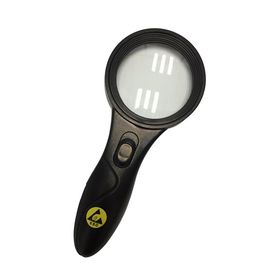 Anti batterie tenute in mano sicure statiche della luce 2 della lente 62mm Dia. Lens 5X LED di ESD necessarie