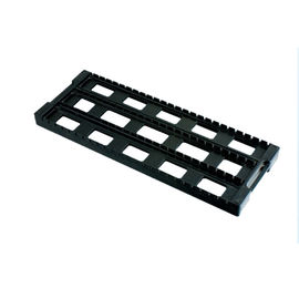 La H disegna il PWB dello scaffale di rivista di 25 scanalature ESD che tratta il materiale conduttivo del polipropilene dei vassoi