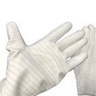 L'anti filamento sicuro statico del carbonio della fodera del poliestere dei materiali dei guanti ESD ha tricottato