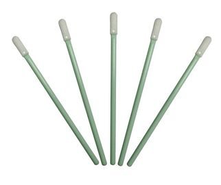 Micro tamponi di pulizia della schiuma del poliestere dei materiali di consumo verde chiaro del locale senza polvere