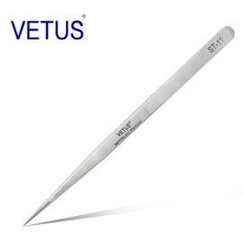 Pinzette sicura di acciaio inossidabile di precisione degli strumenti VETUS non ESD del metallo di colore