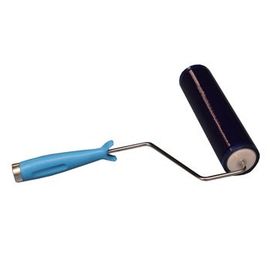 Spessore a 10 pollici blu del locale senza polvere del rullo del rullo appiccicoso adesivo eliminabile del residuo di stoffa 50 micron