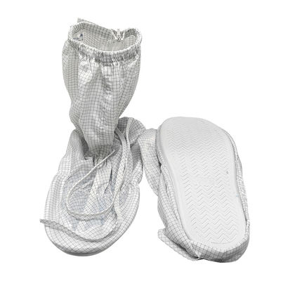 Calzature ESD Anti statico Bianco 5mm Cintura Tessuto ESD Scarpe di sicurezza Pulizia Scarpa antipolvere