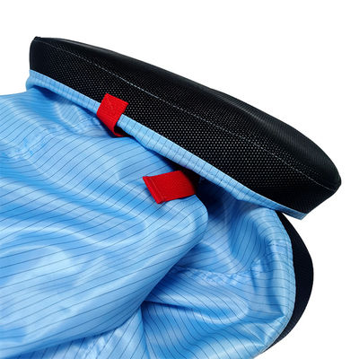Cleanroom Blu Anti-statico Scarpa da lavoro 5mm Stripe ESD Stoffa Stivali lunghi