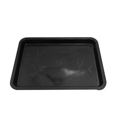 480x328x42mm vassoio quadrato antistatico nero vaschino di plastica quadrato ESD scatola di fatturato parti elettroniche scatola materiale di stoccaggio vassoio di plastica