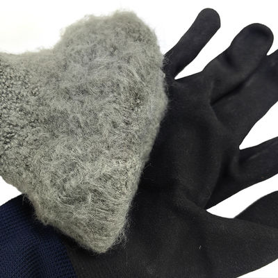 Negro Blu Sport invernali all' aperto Lavoro Lattice Impregnato con schiuma Gloves caldi Cashmere