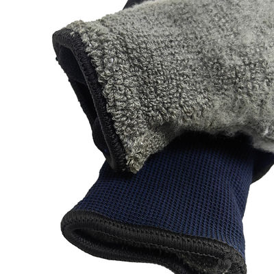 Negro Blu Sport invernali all' aperto Lavoro Lattice Impregnato con schiuma Gloves caldi Cashmere