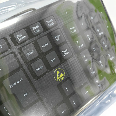 Black Cleanroom ESD Anti-Static Wired Mouse Keyboard Set