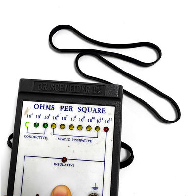 104 X 4 X 1,5 mm Nera ESD Banda di silicone antistatica conduttiva per componenti elettronici
