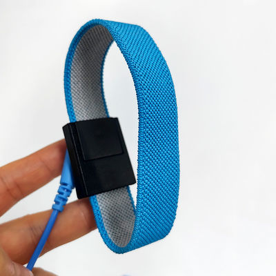 ESD Anti-statico PVC a doppia testa con cinghia per polso Lunghezza 1,8 M