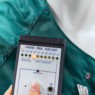 Cappotto a manica corta antistatico ESD verde