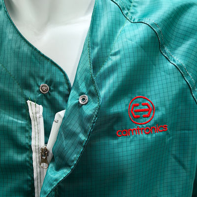 Cappotto a manica corta antistatico ESD verde