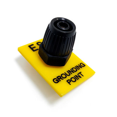 Fabbricazione di terra ESD 1x10mm Stangolo giallo di messa a terra