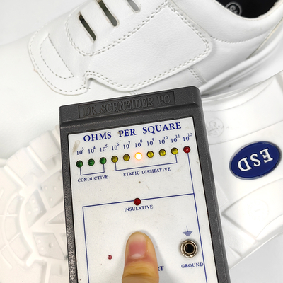 Senza lacci velcro design scarpe di sicurezza Esd Acciaio antispina