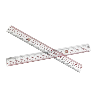 Righello antistatico dritto in plastica trasparente ESD da 30 cm