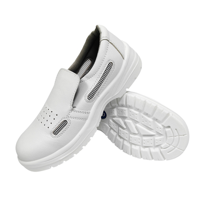 Calzature di sicurezza con suola esterna in acciaio antistatico