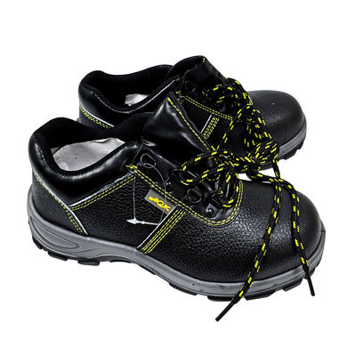 Calzature da lavoro di sicurezza di ferro nero anti-sfaccettatura anti-piercing