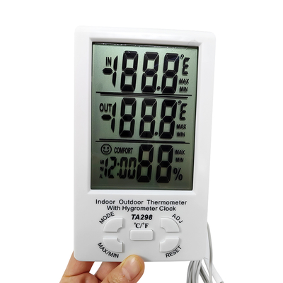 Termometro digitale con doppio display della temperatura
