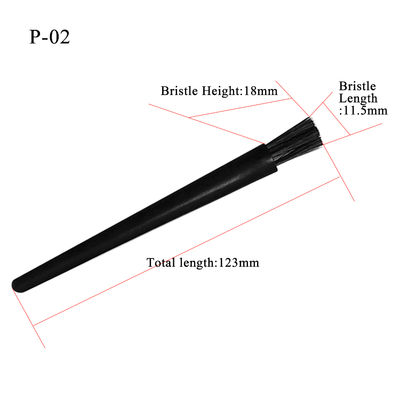 Spazzola anti-statica ESD per la pulizia industriale in piccola fibra di carbonio