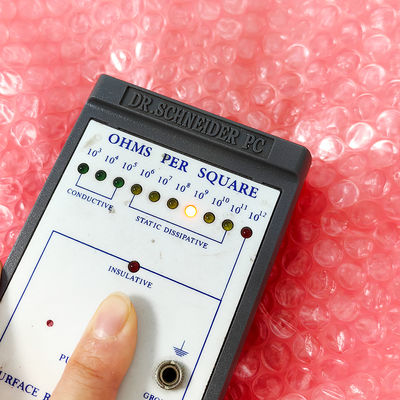 Red ESD Bubble Bag Anti Static Double Sided