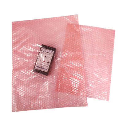 Red ESD Bubble Bag Anti Static Double Sided
