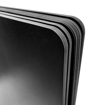 ESD Fogli di plastica di PP nero ghiacciato anti-statico