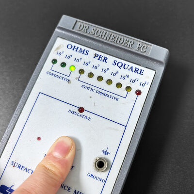 Fogli di plastica in PP nero ghiacciato antistatico e ignifugo