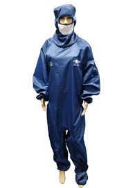 Abbigliamento sicuro del locale senza polvere ESD di iso 4 con Hood Boots And Facemask allegato