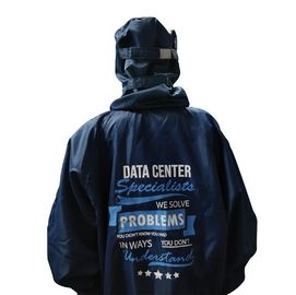 Abbigliamento sicuro del locale senza polvere ESD di iso 4 con Hood Boots And Facemask allegato