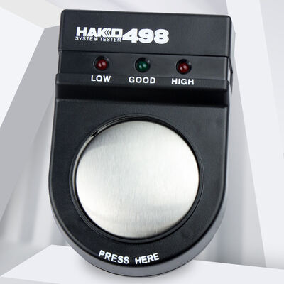 498 Tester anti-statico per la cinghia del polso Tester per la cinghia del polso portatile ad alta precisione