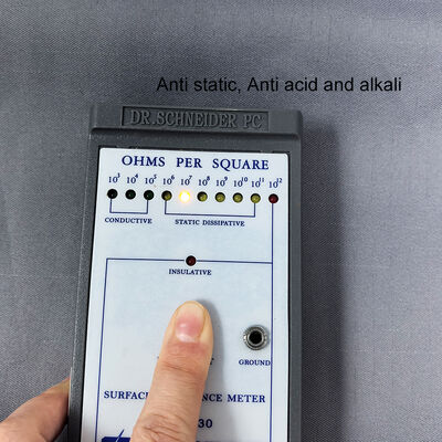 Tessuti grigi antistatici e alcalini per abbigliamento per la stanza pulita