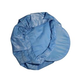 Dimensione senza polvere S/m./L/Xl del tessuto del poliestere dell'anti cappuccio statico giallo blu bianco di ESD
