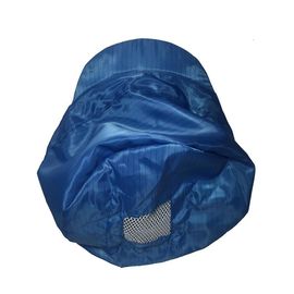 Dimensione senza polvere S/m./L/Xl del tessuto del poliestere dell'anti cappuccio statico giallo blu bianco di ESD