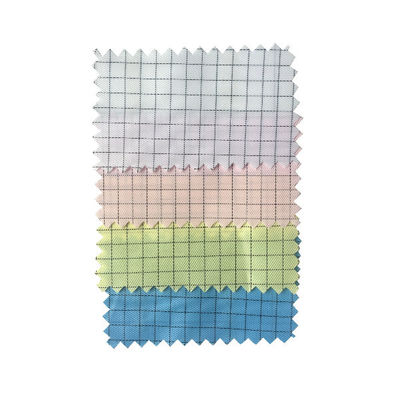 Anti 5mm tessuto statico 115GSM del poliestere del locale senza polvere di griglia di ESD