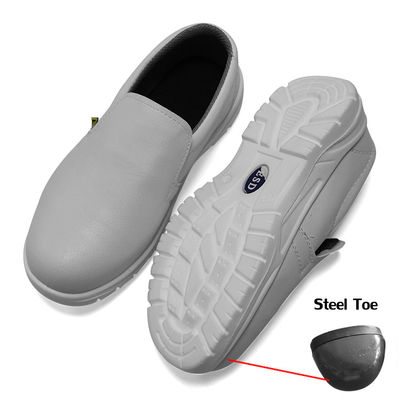 Scarpe antistatiche d'acciaio bianche antistatiche del locale senza polvere ESD Toe Breathable Safety Shoe ESD