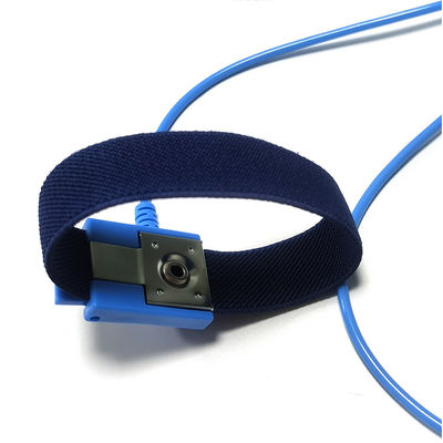 Anti cinghia di polso statica metallica del PVC ESD per industria elettronica