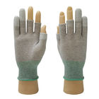 Unità di elaborazione Coatd del lavoro ESD delle dita antistatiche dei guanti 3 del poliestere mezza per industria