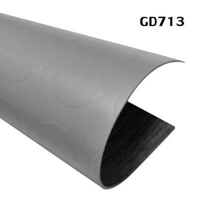 Pavimento antistatico Mat Flame Retardant dello strato del PVC di Grey Matt del locale senza polvere