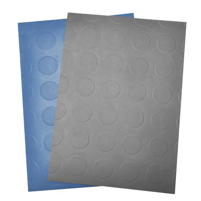 Pavimento antistatico Mat Flame Retardant dello strato del PVC di Grey Matt del locale senza polvere