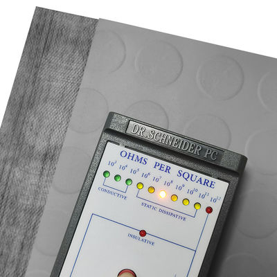Pavimento antistatico Mat Flame Retardant dello strato del PVC di Grey Matt del locale senza polvere