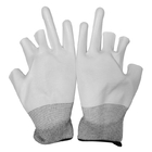 Una mezza unità di elaborazione Palmfit di 3 dita ha ricoperto i guanti che della sicurezza l'industria usa bianco