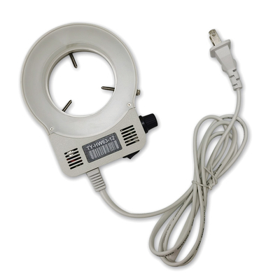 Luce ad anello per microscopio LED ESD bianco per microscopio stereo