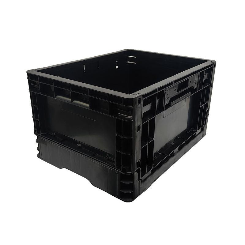 400*300*220MM scatola pieghevole antistatica nera scatola di plastica pieghevole scatola di plastica