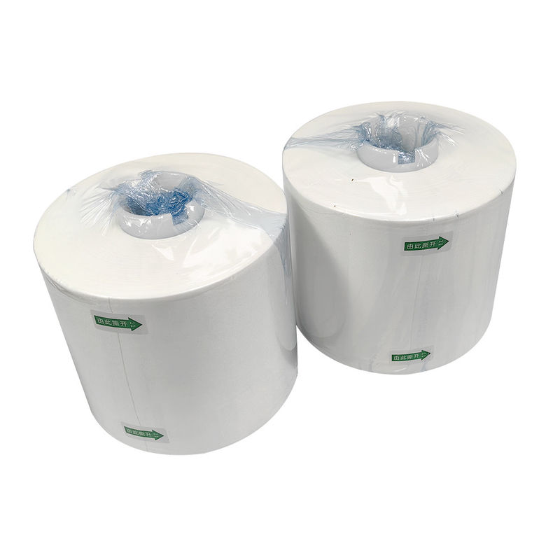 Carta industriale senza polvere grande rotolato carta ad assorbimento di olio carta senza polvere tessuto 25*38 carta senza polvere carta bianca