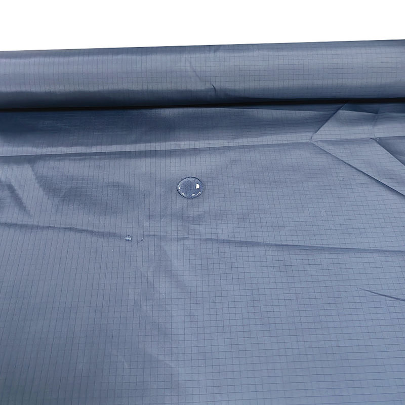 CLEANROOM ESD Antistatico 98% Poliestere + 2% Filamento Conduttivo Tessuto impermeabile per abbigliamento ESD