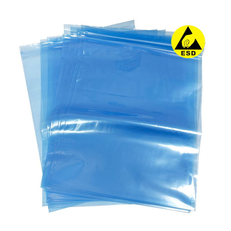 0.75mm*300*400mm Sacchetti anti-statici blu ESD Zip Lock Bag per la stanza pulita